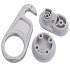 Table Connector 50kg Plastic Grey/B.Zinc Alloy 642.42.920