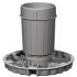 Plinth Foot/Leg Adj 150mm Plastic Black 637.38.720
