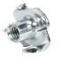 T-Nut Four Prong M6 D19mm Steel Brt 031.00.267