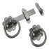 Plain Ring Gate Latch D67x170mm Steel Black 911.63.029