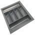 Cutlery Ins 50/60 500mm HG Plastic Silver/Grey - view 2