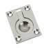 Flush Ring Pull Handle 50x38x11mm Brass SC 911.26.262