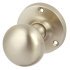 Mortice Mush Knob Set D50/61mm Brs Polished Brass 901.70.181