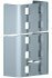 Supp Chnl Dbl Slot 995mm PC Steel Silver Col 770.05.510