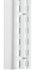 Supp Chnl Dbl Slot 2495mm PC Steel White 772.05.625