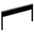 U Pull Handle Zinc Alloy Matte Black 28.5x128mm Fixing Centres 108.66.385