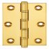 Butt Hinge BB Sqr 76x50mm Brs Black 926.23.143