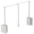2004 WithRobe Pull Rail 600-1000mm Wht/Wht 805.20.632