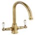 Abode AT1028 Ludlow Dual Lvr C-Tap Brs 569.96.520