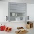 Tambour Door System 500x1210mm Aluminium SAA 443.10.922