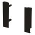 MXS Slim Gls Pnl Hldr Set 199mm Plastic Black 514.09.372