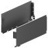 MX Std Sgl Drawer Sides 150/300mm Steel Antique 514.42.501