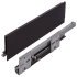 MXS Slim Std Drawer Set 35kg 84/350mm Black 516.20.302