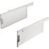 MX Mtl Drawer Sides Sgl 20kg 118/350mm Silver 554.48.935