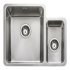 Rectangle Quad QUAD3416R 1.5B Sink RHHB Stainless Steel 565.60.455