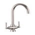 Rectangle TSA5BF Cruciform Spa D.Lvr Tap Brushed Stainless Steel 569.55.420