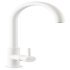 Rectangle Igneous TIGNSLCW S.Lvr C Tap Stainless Steel Wht 569.58.730