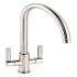 Abode AT2139 Globe Dual Lvr C-Tap Nickel 569.90.395