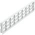 Ventilation Grille Rectangle 458x65mm Plastic White 571.77.705