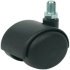 D35mm Twin Castor Hd M8 Plastic Black 660.07.304