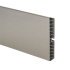 Plinth Panel 147x3000mm PVC/Stainless Steel Silver 713.28.515