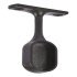 WithRobe Oval End Support Zinc Alloy M.Black 803.53.390