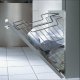 Laundry Basket Angled Chrome 23.5Lts 300mm