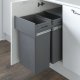 Waste Boss Duo PO 400 Bin 2x32L Antique