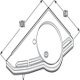 Ropox Support Washbasin Fixed RH Wht