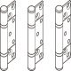 HafeleFld 100U Hinge Set Inward 316 SSS