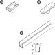 SF-A300 Bottom Guide Roller Recess Mnt