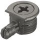 OneFix 1prt Connector D8/15mm Plastic White