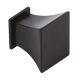 Augusta Knob+BP Zinc Alloy Matte Black 30x30mm