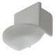 Loox5 1191 Profile Rectangle Endcaps Plastic Silver