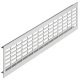 Ventilation Grille Rectangle 480x80mm Anodised M.Silver Fire Rated