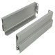 NPS Drawer Sides 90/500mm Silver 1pr