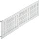 Ventilation Grille Phillips Sqr 100x500mm Anodised Silver Fire Rated