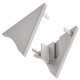 Loox5 2193 Profile SM Endcaps Plastic Silver
