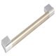 Lydiate Bar Handle Brushed Stainless Steel/Zinc Alloy PC D12mm 192mm Fixing Centres