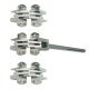 Soss Concealed Door Closer Kit Zinc Alloy/Steel SBP