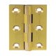 Broad Style Hinge 51x29mm Brass Antique