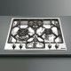Smeg Cls PGF64-4 Hob Gas 4Z UL Stainless Steel