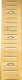 Flat Bookcase Strip 1829mm Brass Polished