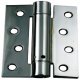 Butt Hinge Sprung 100x76mm EP M.Steel SC x3