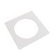 Manrose 100mm Flat Wall Plt Rnd Wht