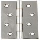 Butt Hinge DPBW Sqr 100x67mm Brass CP