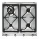 Smeg Vic SR964ZGH Hob Gas 4Z Stainless Steel