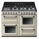 Smeg Vic TR4110P1 Range Ckr DF Crm/Stainless Steel