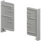 NPS Int Drawer Front Cover Cap 90mm Stn