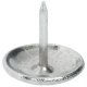 Pin Type Chair Leg Glide D20mm Steel NP
